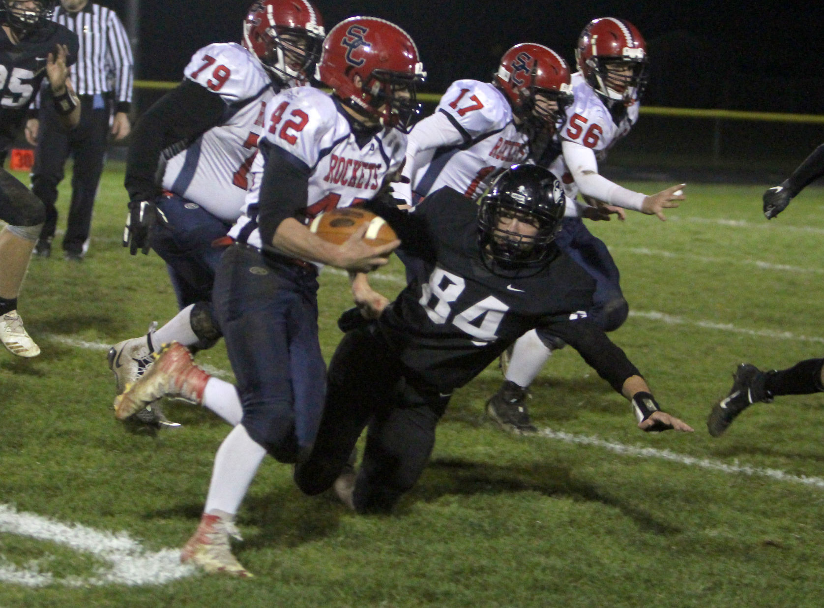 Spencer/Columbus at Bloomer football 10-25-19